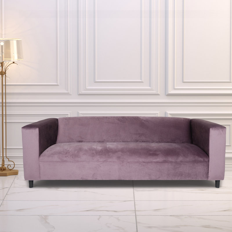 Wayfair purple sofa discount